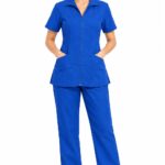 Uniforme Azul Rey Cuello Amanda Universal Licrado Lafayette
