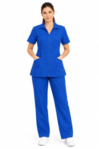 Uniforme Azul Rey Cuello Amanda Universal Licrado Lafayette